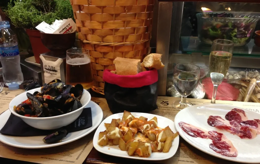 Barcelona tapas and La Boqueria