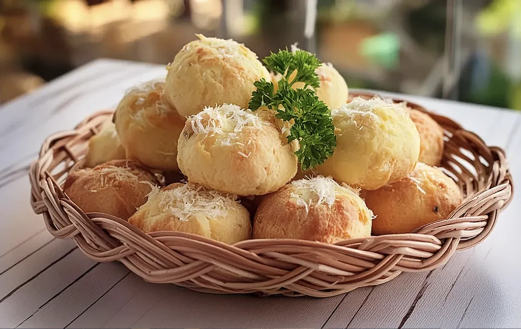 Churrasco and pao de queijo in Sao Paulo