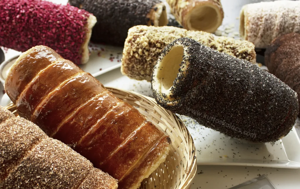 Hungarian goulash and chimney cake