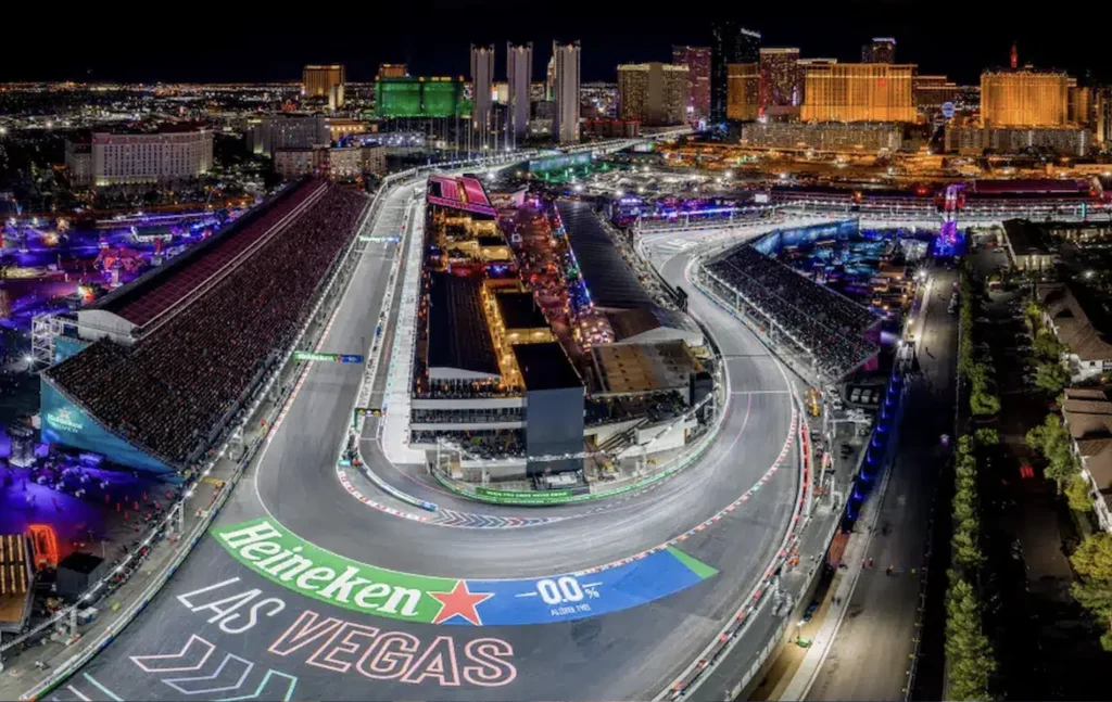 Las Vegas Strip Circuit at night