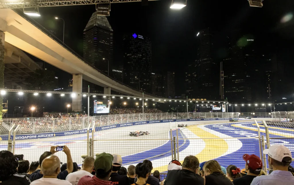 Singapore Turn 1 grandstand