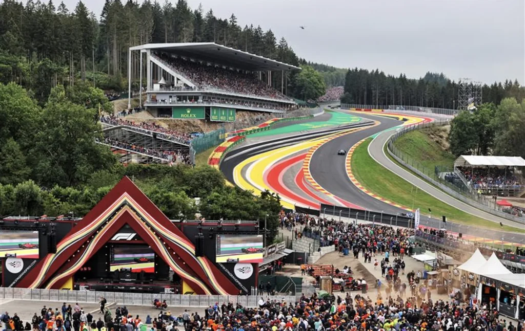 Spa Eau Rouge grandstand
