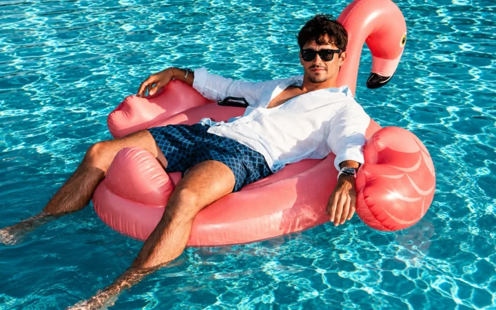 Charles Leclerc Relaxing