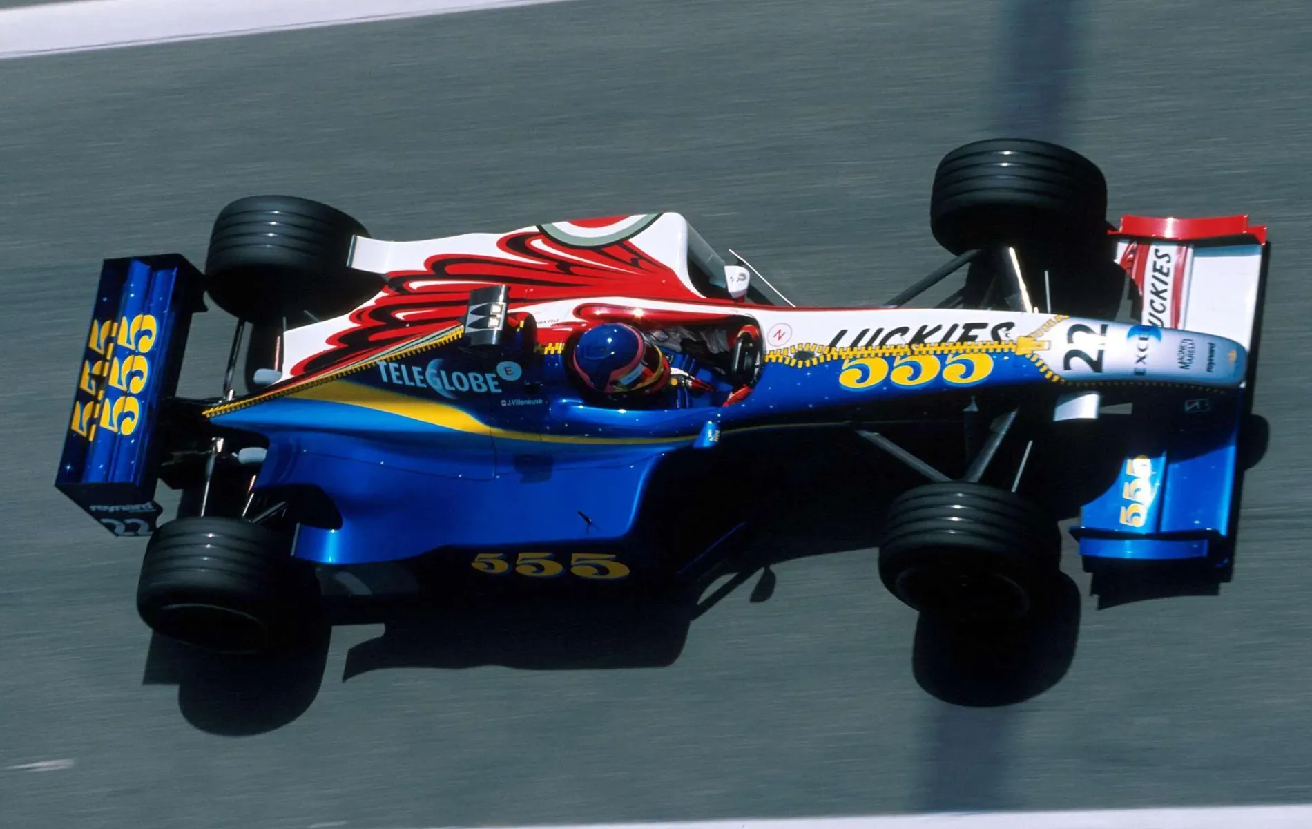 1999 BAR 01 Supertec V10 Zip Car with Jacques Villeneuve