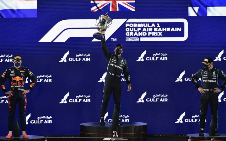 2021 Bahrain Grand Prix Hamilton Winner