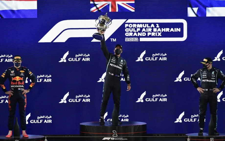 2021 Bahrain Grand Prix Hamilton Winner
