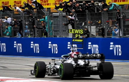2021 Russian Grand Prix Hamilton Winner
